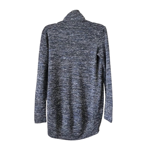 Aeropostale NYC Circle Open Cardigan Women's Size S Blue Marled Long Sleeve Cozy - Picture 4 of 7